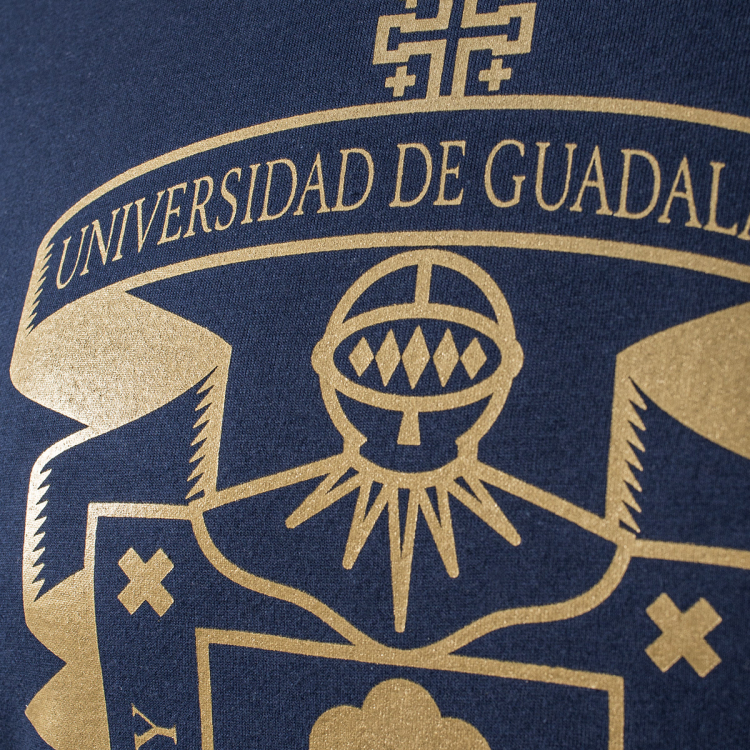T-SHIRT PREMIUM ESCUDO UDG AZUL - Imagen 2